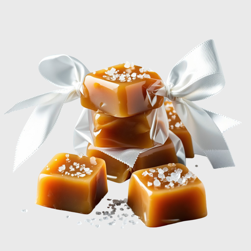 კარამელი დაფასოებული