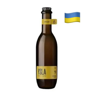 Сидр YSLA Жовта Груша напівсолодкий 6.5% 0.33л