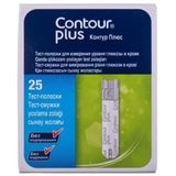 Тест-смужки Для Вимірювання Рівня Глюкози В Крові Contour Plus Смужки №25