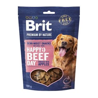 Ласощі Brit Premium Semi-moist Snacks Beef with Apples напіввологі д/cобак з яловичиною і яблуками 180 г