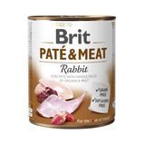 Корм вологий Brit Paté & Meat Rabbit д/собак кролик 800 г