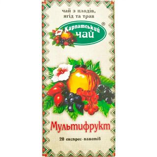 Чай Карпатский чай Мультифрукт з плодів ягід та трав 20х2г
