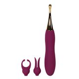 Клиторальный Стимулятор Beatrice Со Сменными Насадками [фиолетовый ] (1.14.37)