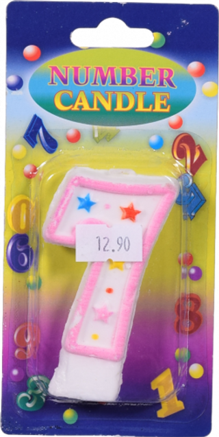 Свічка цифра "7" арт. HS-106 И217