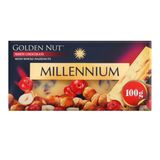 Шоколад Millennium Gold з цiл горiхом бiлий 100 гр