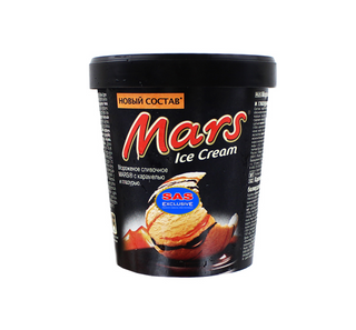 Պաղպաղակ սերուցքային «Mars» 300գ