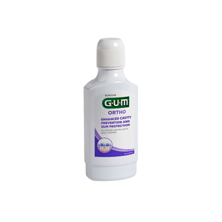 Բերանի խոռոչի ողողման հեղուկ GUM ORTHO (3090EME) 300մլ հալվե կոճապղպեղ