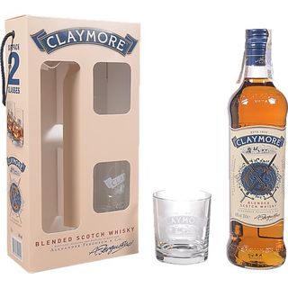 Набір Віскі Claymore 0,7 л + 2 стакана