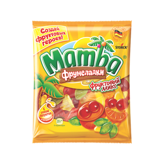 Ծամվող մարմելադ «Մամբա» մրգային խառնուրդ 72գր