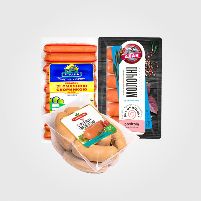 Сосиски та сардельки