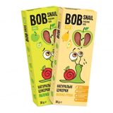 Цукерки 30г Bob Snail  Натуральні Яблуко та Груша