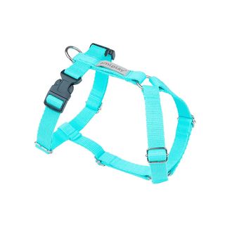 Шлея Amiplay для собак Samba Guard регульована бірюзова S 17-27 см/26-35 см/15 мм