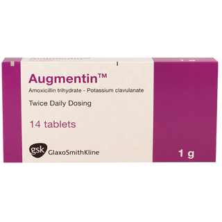 აუგმენტინი ტაბლეტი 875მგ+125მგ #14 0 Augmentin tab 875mg+125mg #14