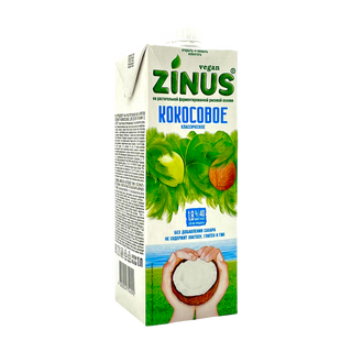 Молоко Zinus vegan кокосовое 1,5% 1л т/п