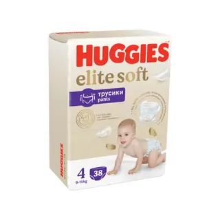 Huggies - ჰაგისი ელიტ სოფტი ტრუსი 9-14 კგ 38 ცალი 9323
