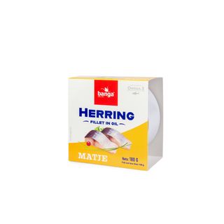 ქაშაყი ატლანტიკური ზეთში პრემიუმი /ბანგა/ 180 გრ