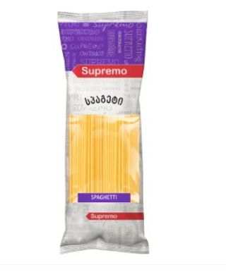 4860101960193 მაკარონი სპაგეტი /სუპრემო/ 400 გრ