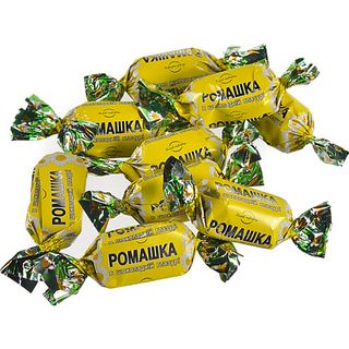 Цукерки Sweet Melodies ромашка шоколадна глазур (за 100 г.)