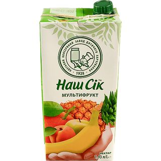 Нектар Наш сік 1.93л мультифрукт тропік