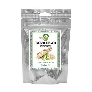 სეზამის მარცვლები "ოჯახური" თეთრი 50 გრ / 4860103390813