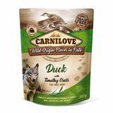 Корм вологий Carnilove Pate Duck with Timothy Grass пауч для собак з качкою і тимофіївкою 300 г