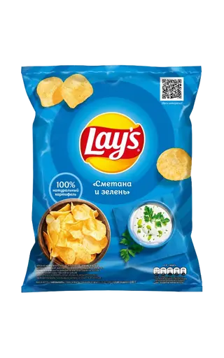 Չիպս Լեյս թթվասեր և կանաչի 70գ