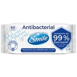 SMILE Серветка волога Antibacterial з Д-пантенолом 60 шт. (