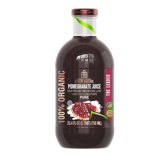 100% Organic Pure Pomegranate Juice, 750ml