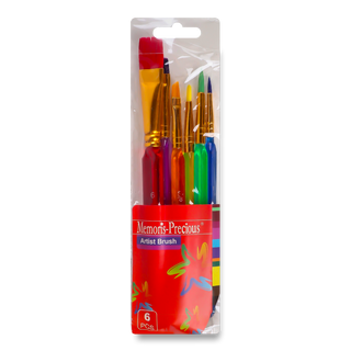 Пензлі для малювання Memoris Precious 6шт/уп