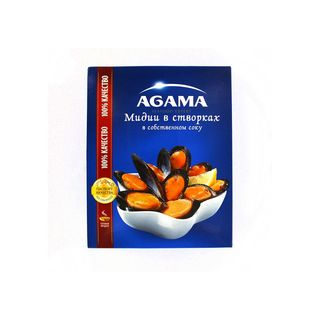 Միդիաներ եփած սառեցված «Agama» 450գ