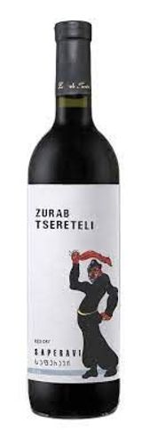 "წერეთელი" - საფერავი წითელი მშრალი 0.750 ლ