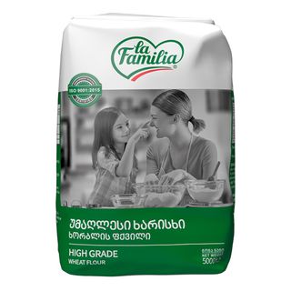 ფქვილი ხორბლის უმაღ ხარ 5კგ ლა ფამილია