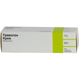 ტრავოგენი კრემი 1% 20გრ ტუბი #1  Travogen cream 1% 20g