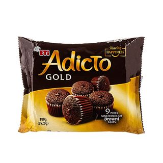 ბისკვიტი "ეტი ადიკტო" ბრაუნ გოლდი კაკაოთი 180 გრ / 8690526006680