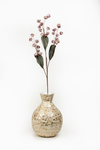 ხელოვნური ყვავილი - TINY ROSE EVA ARTIFICIAL FLOWER 97 CM DAMSON