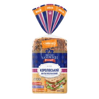 Хліб Київхліб Королівський злаковий нарізаний 350г