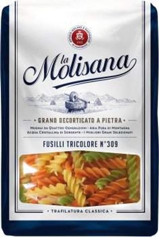 8004690110010 პასტა "Fusilli Tricolore" /La Molisana/ 500გრ