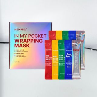 სახის ნიღბების ნაკრები 10x4მლ/MEDIPEEL In My Pocket Wrapping Mask Set