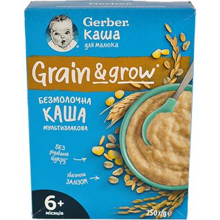 Каша Gerber 250г безмолочна мультизлакова