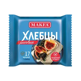 MAKFA Хлебцы воздушные рисовые, 60 гр.