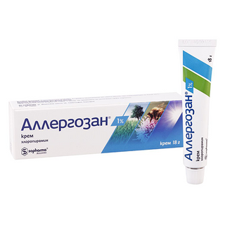 ალერგოსანი კრემი 1% 18გრ #1  Allergosan 1% cream 18g #1