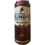 Пиво Blindos Tradicinis світле 6.0% 0.5 л