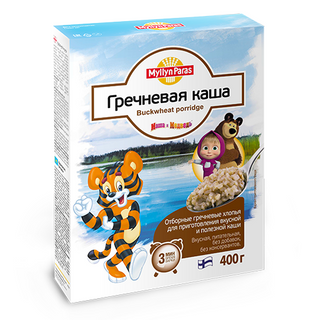 მილინ პარასი - ფაფა ურძეო 'თაიგერი' წიწიბურა /10თვ+/ 400გრ 683 Milin Paras - 'Tiger' millet 400g