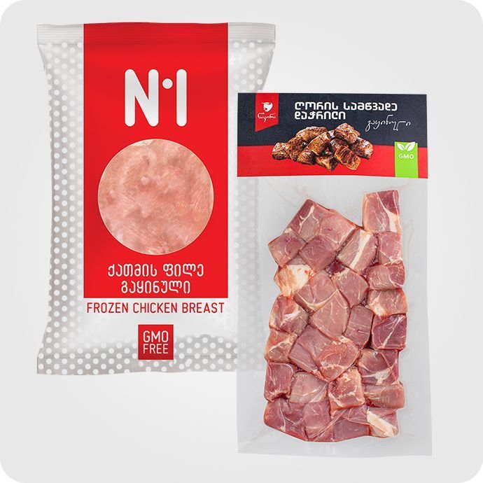 გაყინული ფრინველი, ხორცი‎ ‎