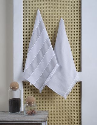 ჩაის ტილო - LOTS JACQUARD KITCHEN TOWEL SET OF 2 GREY 50x70