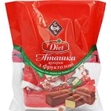 Цукерки Житомирські Ласощі Пташка глазуровані з фруктозою 180 г
