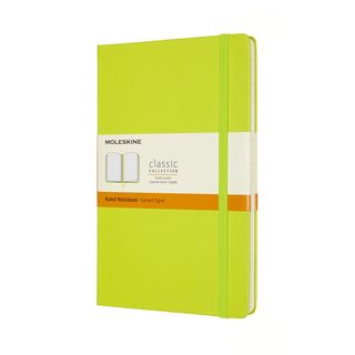 Записник Moleskine Classic Середній / Лінійка Лимонний Зелений