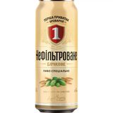Пиво Перша Приватна Броварня Бочкове світле нефільтроване з/б 4.8% 0.5 л