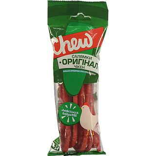 Ковбаски Chew 70г сирокопчені салямки оригінал чікен