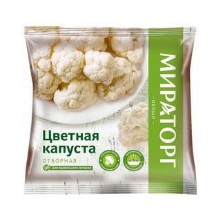 Мираторг, Цветная Капуста Мираторг 400Гр, шт, ШК: 4607106440318